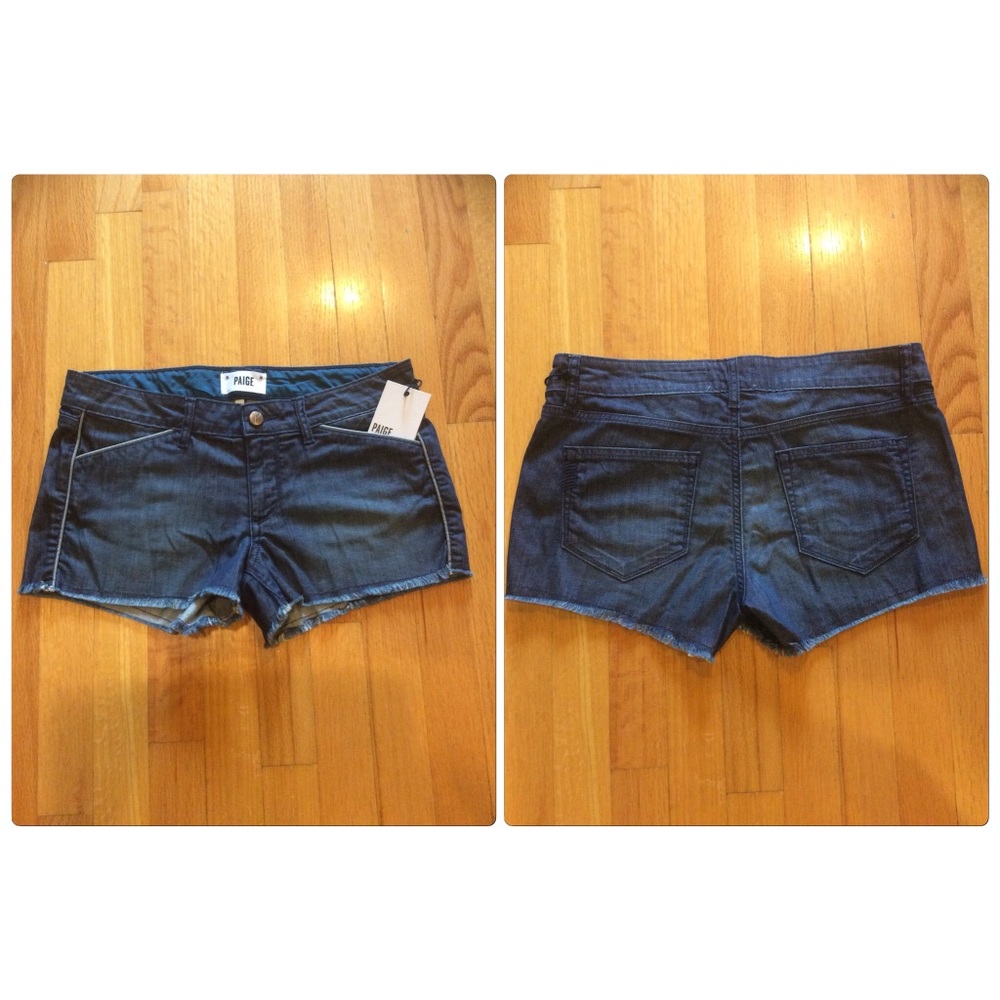 Paige Dark Cutoff Shorts